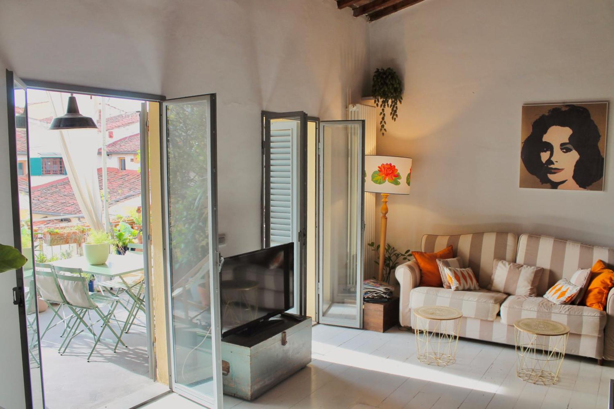 Attico Con Terrazza Su Firenze Apartment Bagian luar foto