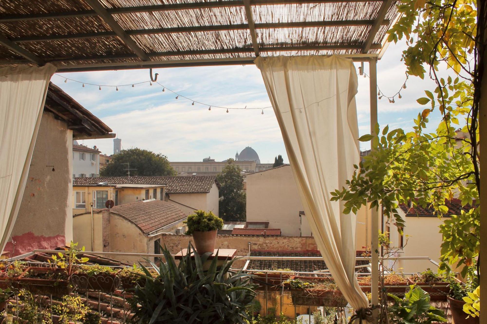 Attico Con Terrazza Su Firenze Apartment Bagian luar foto