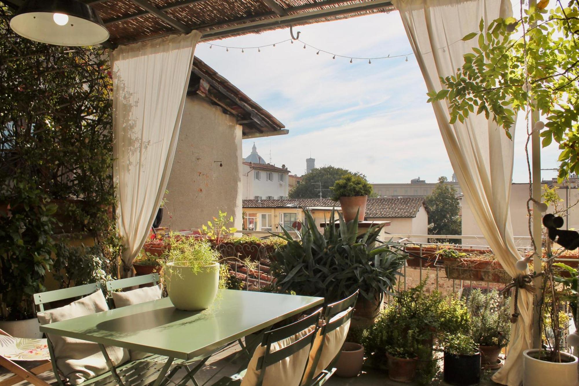 Attico Con Terrazza Su Firenze Apartment Bagian luar foto