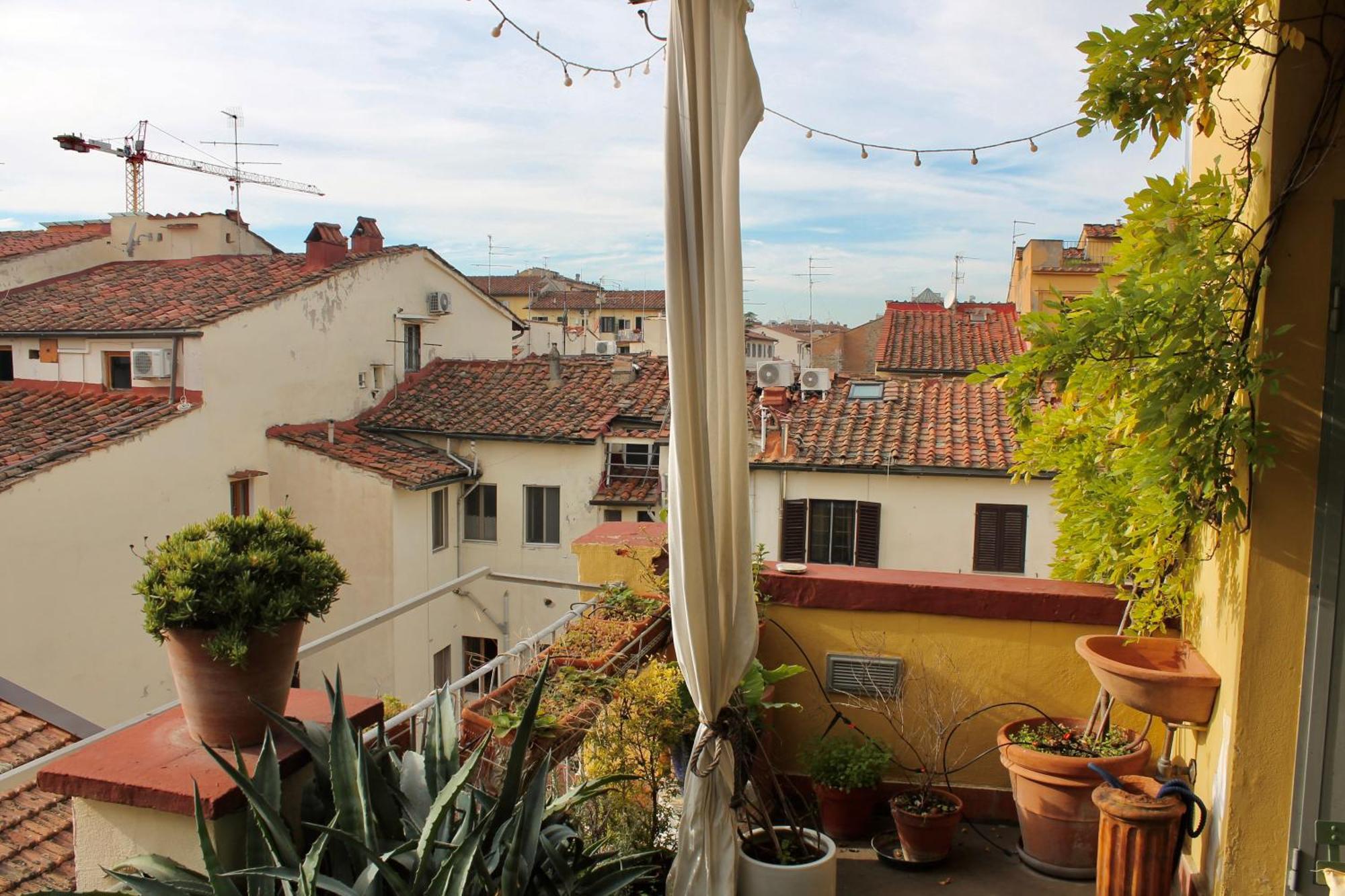 Attico Con Terrazza Su Firenze Apartment Bagian luar foto